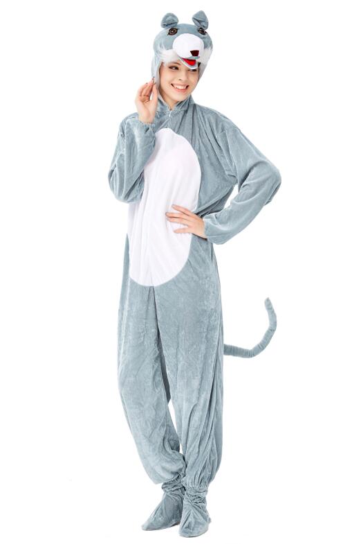 F1934 Unisex Funny Animal Circus Bodysuit Cosplay Pajama Halloween Costume